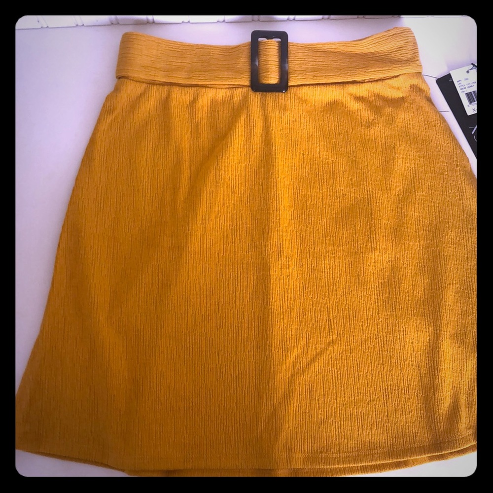NWT - BCX yellow skirt